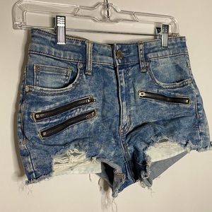 American Eagle high rise cutoff Jean shorts